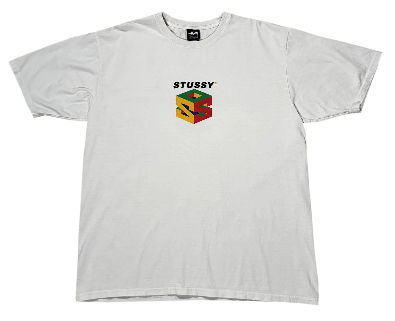 Stussy Nintendo 64 Logo White T Shirt (Size L) — RootsBK